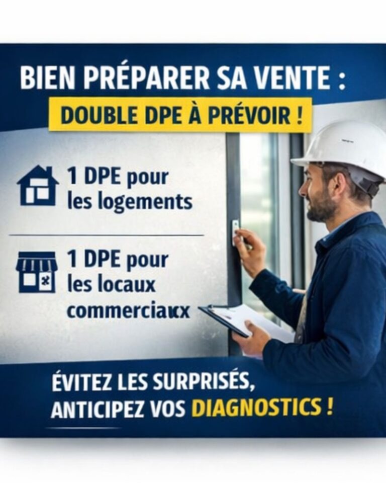 Vente d’un immeuble mixte : faut-il réaliser deux DPE ?